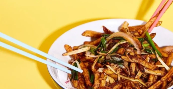 Stir-Fried Beef Noodle Fries