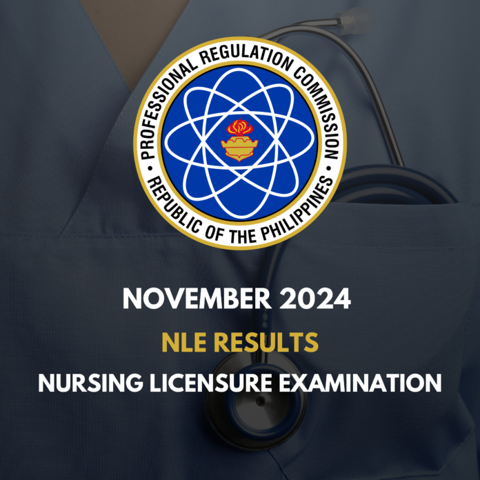 November 2024 Nursing Licensure Examination (NLE)