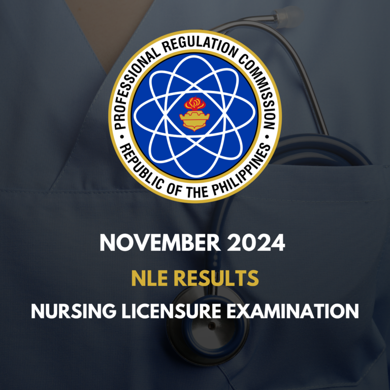 November 2024 Nursing Licensure Examination (NLE)