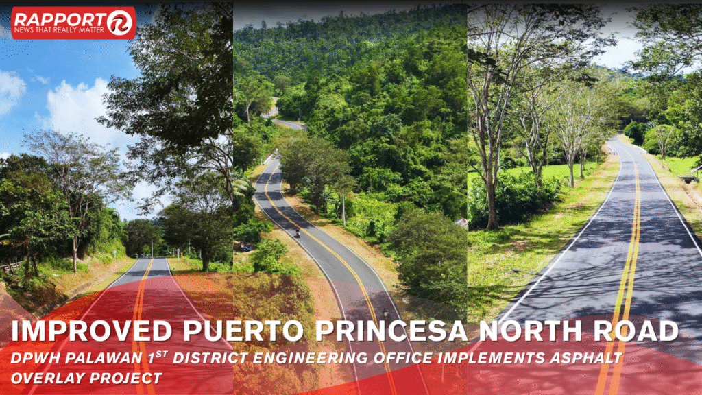 DPWH Improves Puerto Princesa North Road in Taytay, Palawan through Asphalt Overlay Project
