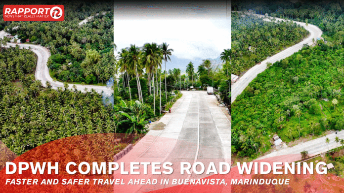 Faster and Safer Travel Ahead DPWH Completes Road Widening in Buenavista, Marinduque