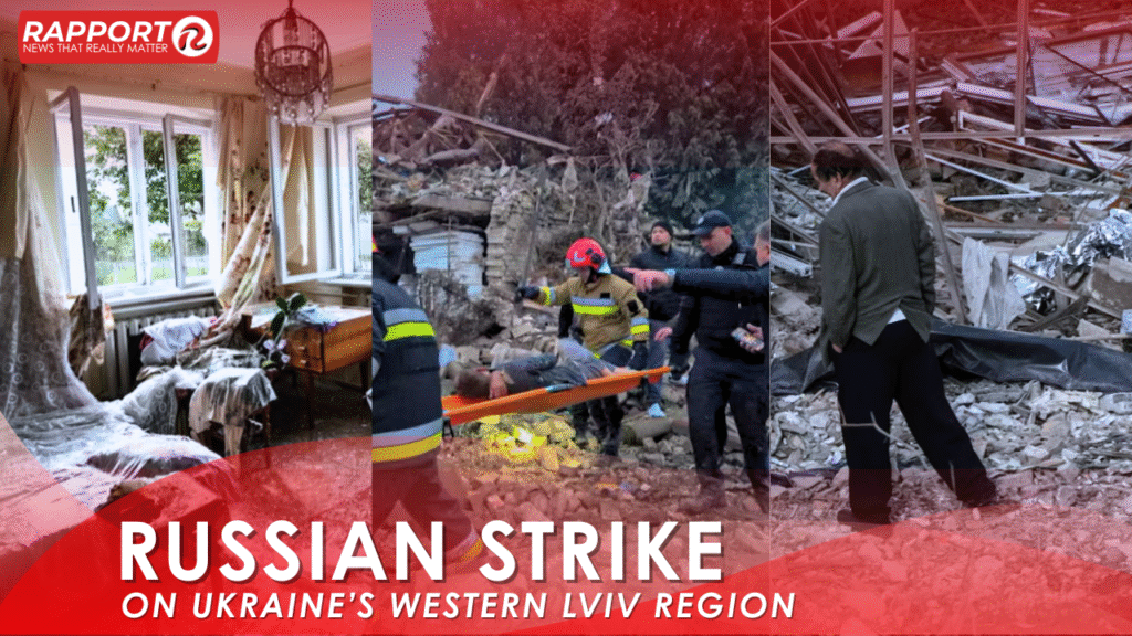 Massive Russian Strike on Lviv