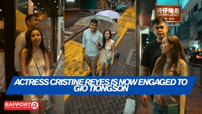 Cristine Reyes Is Now Engaged to Gio Tiongson