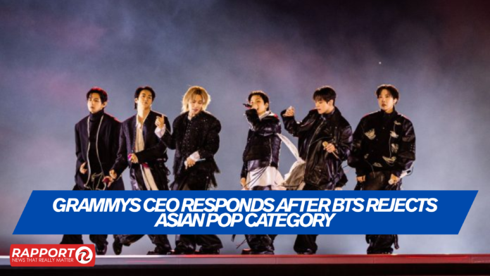 BTS Rejects Asian Pop Category