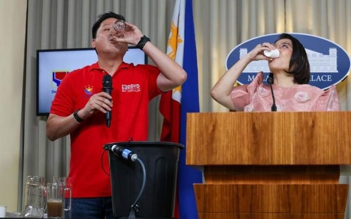 DSWD Demonstrates Rainwater Filtration Ahead of Anticipated Super El Niño
