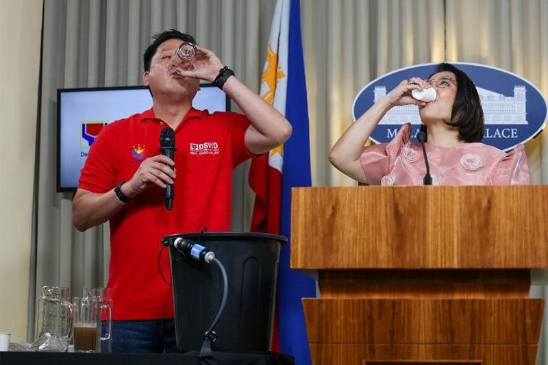 DSWD Demonstrates Rainwater Filtration Ahead of Anticipated Super El Niño